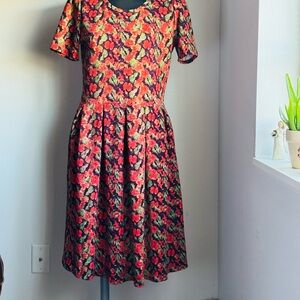 LuLaRoe Floral Midi Dress.